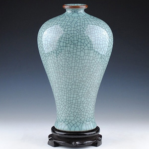 仿古开片花瓶现代家居客厅装饰工艺品